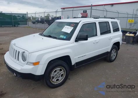 2016 Jeep Patriot Sport from USA, damaged, VIN 1C4NJRBB7GD691536